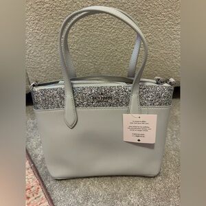 NWT Kate Spade flash glitter satchel